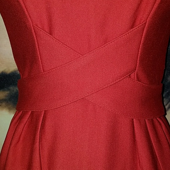 Tatyana Vickie Red RockABilly Pencil Dress Pinup - Picture 5 of 8